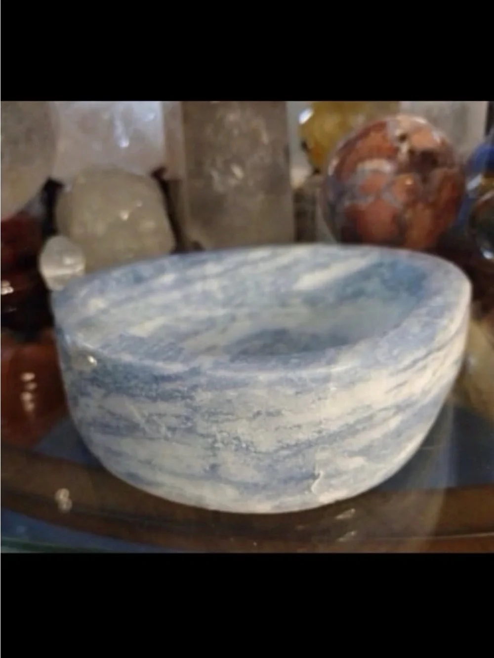 Blue Onyx Bowl Large 2lbs 8.4oz